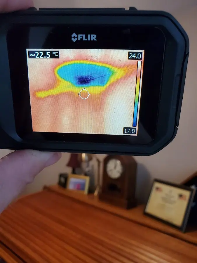 Thermal imaging inspection for water damage in Lexington