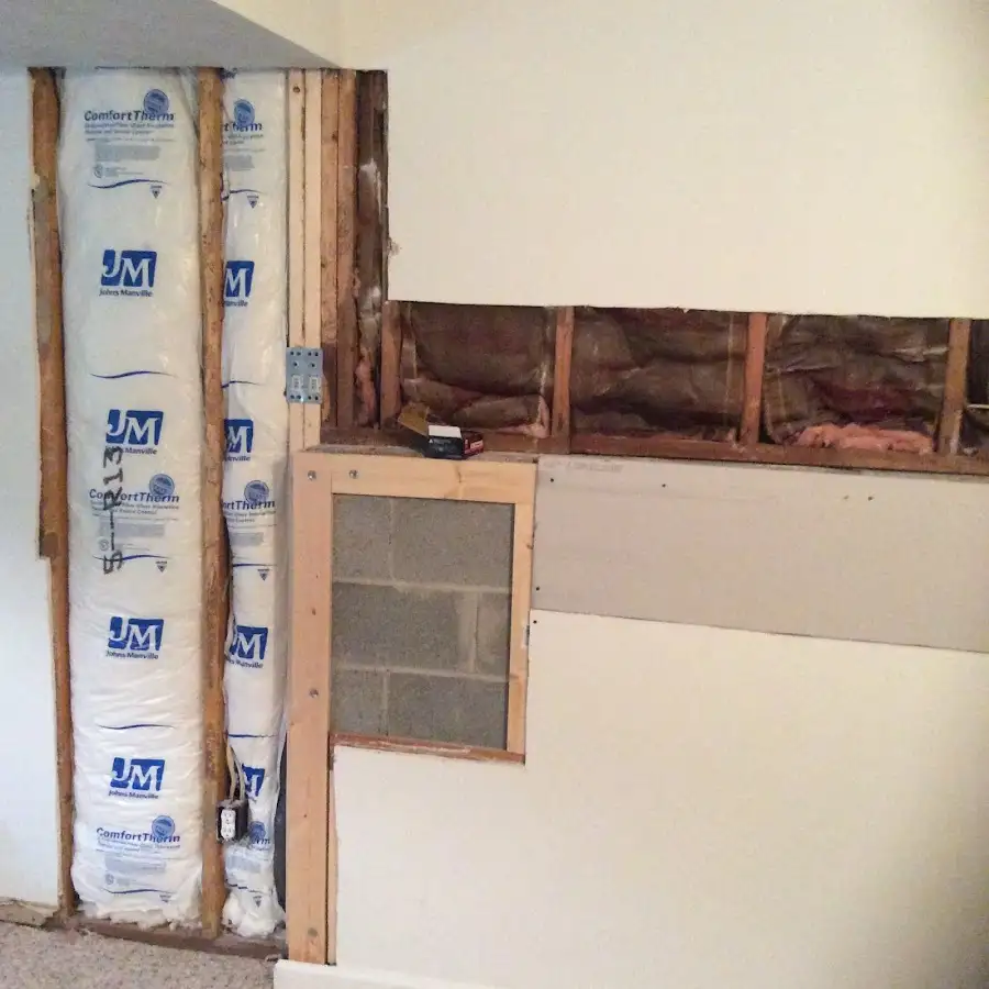 Wall insulation replacement during Odor Removal & Deodorization in Lexington